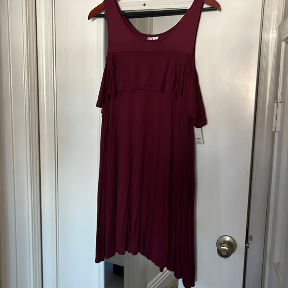 Maroon dress